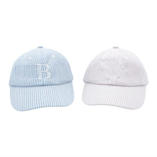 Load image into Gallery viewer, Seersucker Baby Hat (NB-24M)