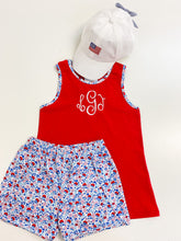 Load image into Gallery viewer, Sweet Land Of Liberty Floral Short Set