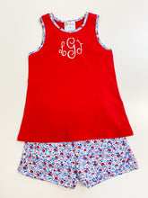 Load image into Gallery viewer, Sweet Land Of Liberty Floral Short Set