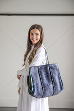 Load image into Gallery viewer, Black Leopard Tote