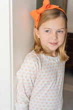 Load image into Gallery viewer, Pumpkin Patch Ruffle Trim Pima Pajamas
