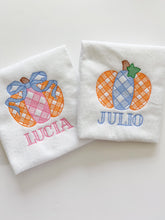 Load image into Gallery viewer, Gingham Pumpkin T-Shirt