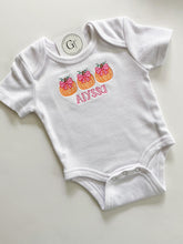 Load image into Gallery viewer, Kid's Pumpkin Bow Trio Tee