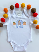Load image into Gallery viewer, Fall Turkey Boy Holiday Shirt or Onesie