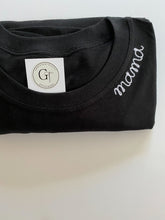 Load image into Gallery viewer, Collar Embroidered Women's Crew Neck Tee