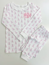 Load image into Gallery viewer, Pink Bunny Pima Cotton Pajamas