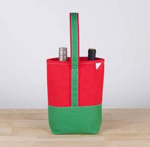 Load image into Gallery viewer, Double Bottle Wine Tote