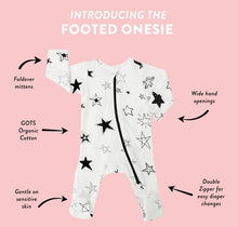 Load image into Gallery viewer, I Heart You Zip Footie