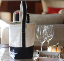 Load image into Gallery viewer, Double Bottle Wine Tote