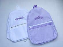 Load image into Gallery viewer, Seersucker Backpacks