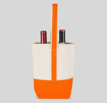 Load image into Gallery viewer, Double Bottle Wine Tote