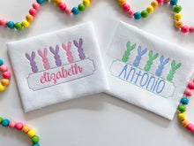 Load image into Gallery viewer, Easter Rabbit Tee (Blue and Green)