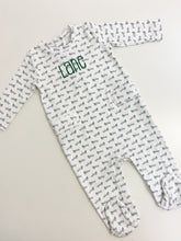 Load image into Gallery viewer, Holiday Truck Pima Cotton Footie