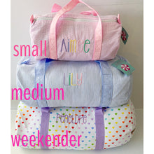 Load image into Gallery viewer, Seersucker Duffels