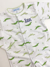 Load image into Gallery viewer, Pima Cotton Gators Footie Pajamas