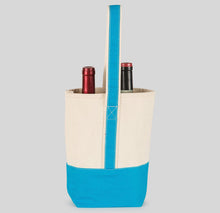 Load image into Gallery viewer, Double Bottle Wine Tote