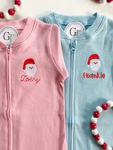 Load image into Gallery viewer, Holiday Zip Footie Pajamas