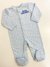Load image into Gallery viewer, Pima Cotton Sailing Footie Pajamas
