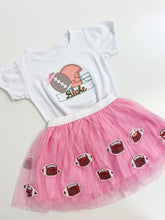 Load image into Gallery viewer, Football Helmet Bow Tee Or Onesie