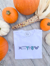 Load image into Gallery viewer, Halloween Font Tee Or Onesie