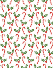 Load image into Gallery viewer, Candy Cane Pima Cotton Two Piece Pajamas