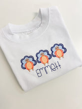 Load image into Gallery viewer, Blue Turkey Trio Tee Or Onesie