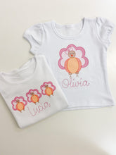 Load image into Gallery viewer, Pink Turkey Trio Tee Or Onesie