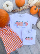 Load image into Gallery viewer, Blue Pumpkins Tee Or Onesie