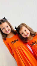 Load image into Gallery viewer, Orange Twirl Dress
