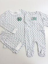 Load image into Gallery viewer, Holiday Truck Pima Cotton Footie