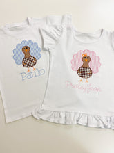 Load image into Gallery viewer, Pink Turkey Applique Tee Or Onesie