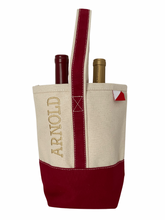Load image into Gallery viewer, Double Bottle Wine Tote
