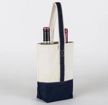 Load image into Gallery viewer, Double Bottle Wine Tote