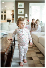 Load image into Gallery viewer, Candy Cane Pima Cotton Two Piece Pajamas