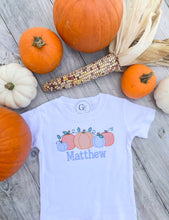 Load image into Gallery viewer, Blue Pumpkins Tee Or Onesie