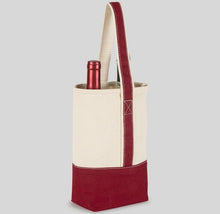 Load image into Gallery viewer, Double Bottle Wine Tote