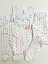Load image into Gallery viewer, Pink Bunny Pima Cotton Pajamas