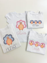 Load image into Gallery viewer, Blue Turkey Tee Or Onesie