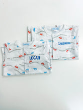 Load image into Gallery viewer, Pima Cotton Cars Footie Pajamas