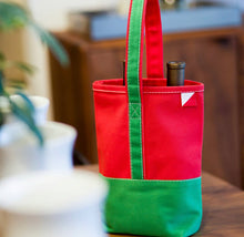 Load image into Gallery viewer, Double Bottle Wine Tote