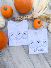 Load image into Gallery viewer, Ghosts with Bow Tee Or Onesie