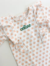 Load image into Gallery viewer, Pumpkin Patch Ruffle Pima Cotton Romper