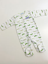 Load image into Gallery viewer, Pima Cotton Gators Footie Pajamas