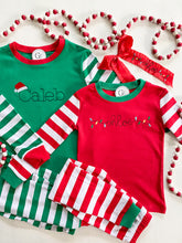 Load image into Gallery viewer, Christmas Green Pajamas Kids