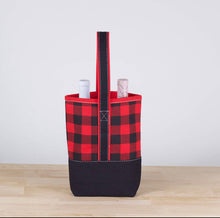 Load image into Gallery viewer, Double Bottle Wine Tote