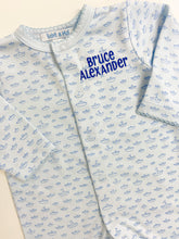 Load image into Gallery viewer, Pima Cotton Sailing Footie Pajamas