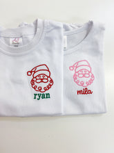 Load image into Gallery viewer, PINK &amp; RED Santa Tee Or Onesie
