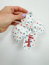 Load image into Gallery viewer, Patriotic Bow
