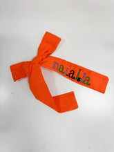 Load image into Gallery viewer, Halloween Embroidered Bow
