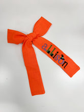 Load image into Gallery viewer, Halloween Embroidered Bow
